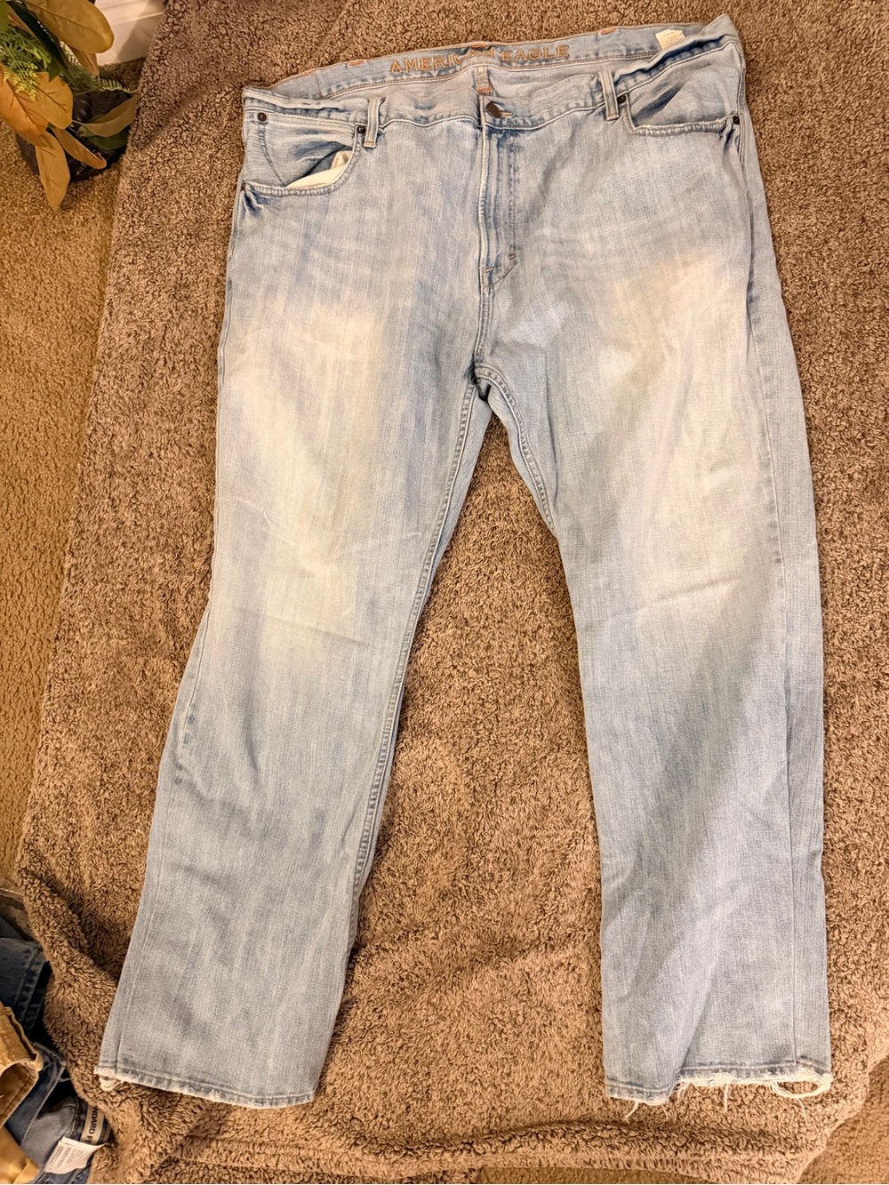American Eagle Outfitters Light Blue Straight Jeans